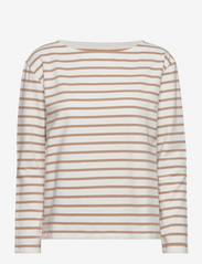 blessed sweatshirt stripe - ECRU / WARM SAND