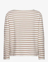 Moshi Moshi Mind - blessed sweatshirt stripe - long-sleeved tops - ecru / warm sand - 2