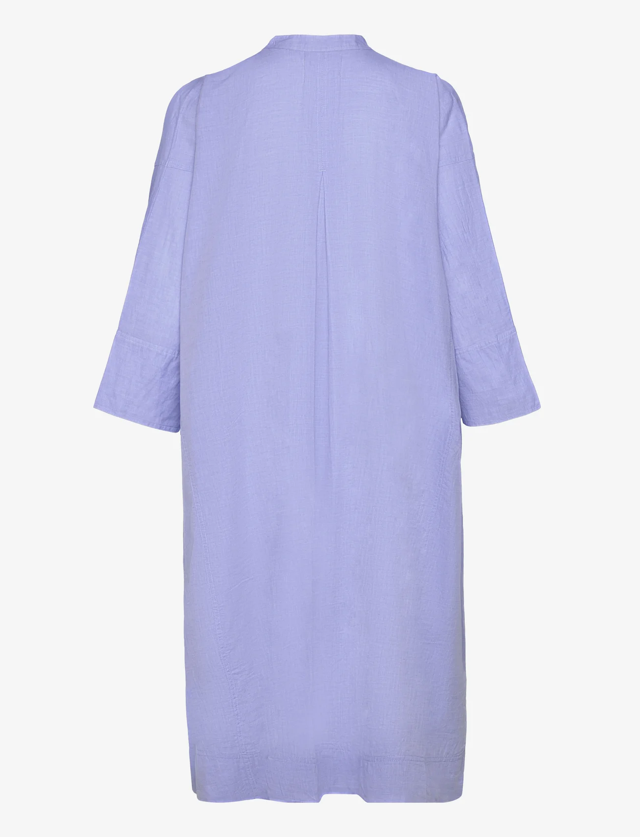 Moshi Moshi Mind - lively shirtdress chambray - midi jurken - light blue - 1