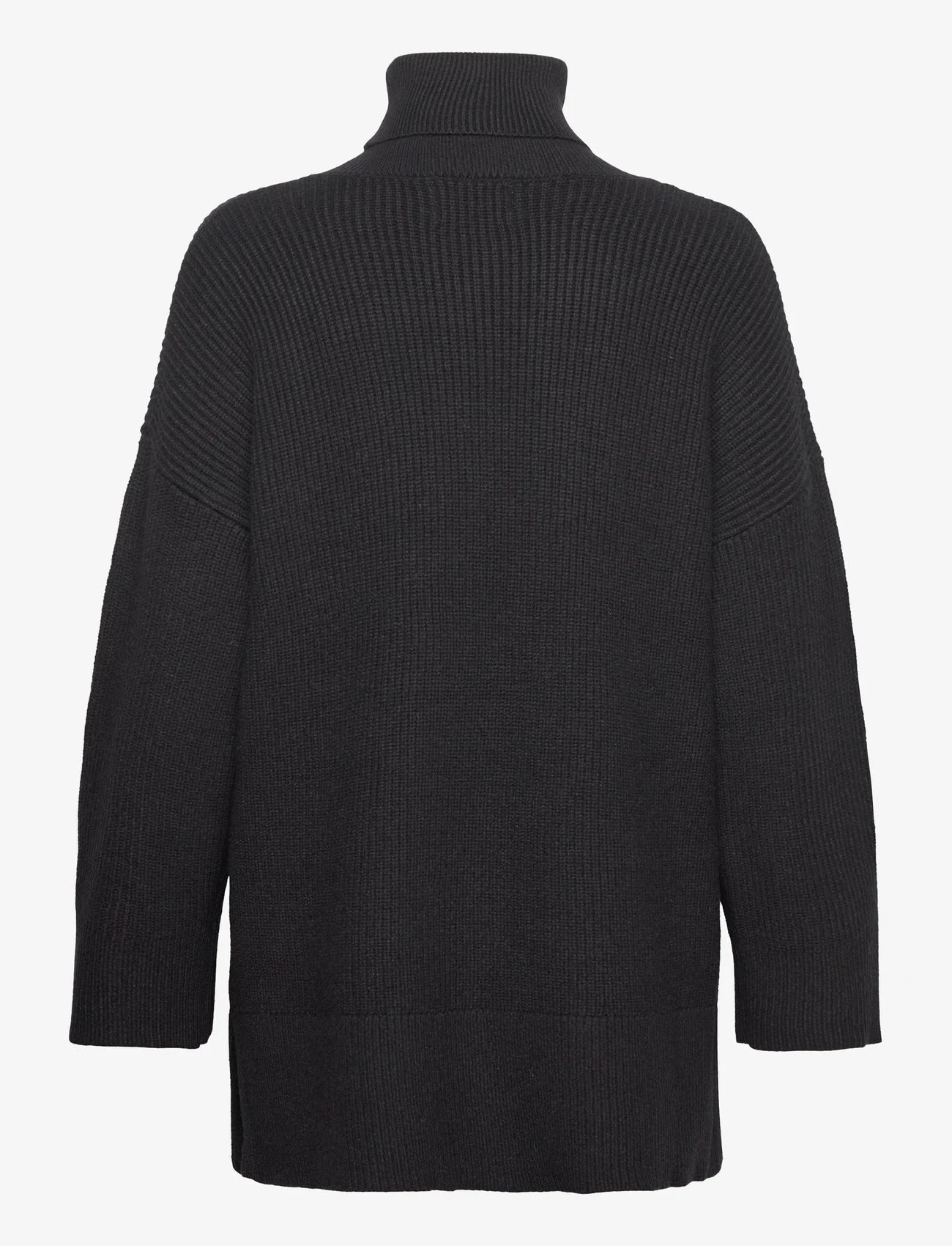 Moshi Moshi Mind - shadow knit - rollkragenpullover - black - 1