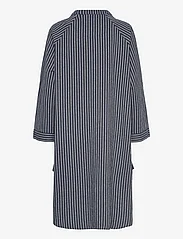 Moshi Moshi Mind - remain shirtdress stripe hw - sukienki koszulowe - moonless / ecru - 1