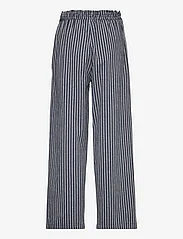 Moshi Moshi Mind - moon pants stripe hw - suorat housut - moonless / ecru - 1