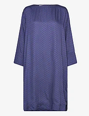 Moshi Moshi Mind - beyond dress silky - sukienki do kolan i midi - navy / blue - 0