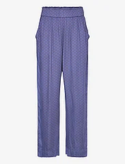 Moshi Moshi Mind - nice pants silky - straight leg trousers - navy / blue - 0