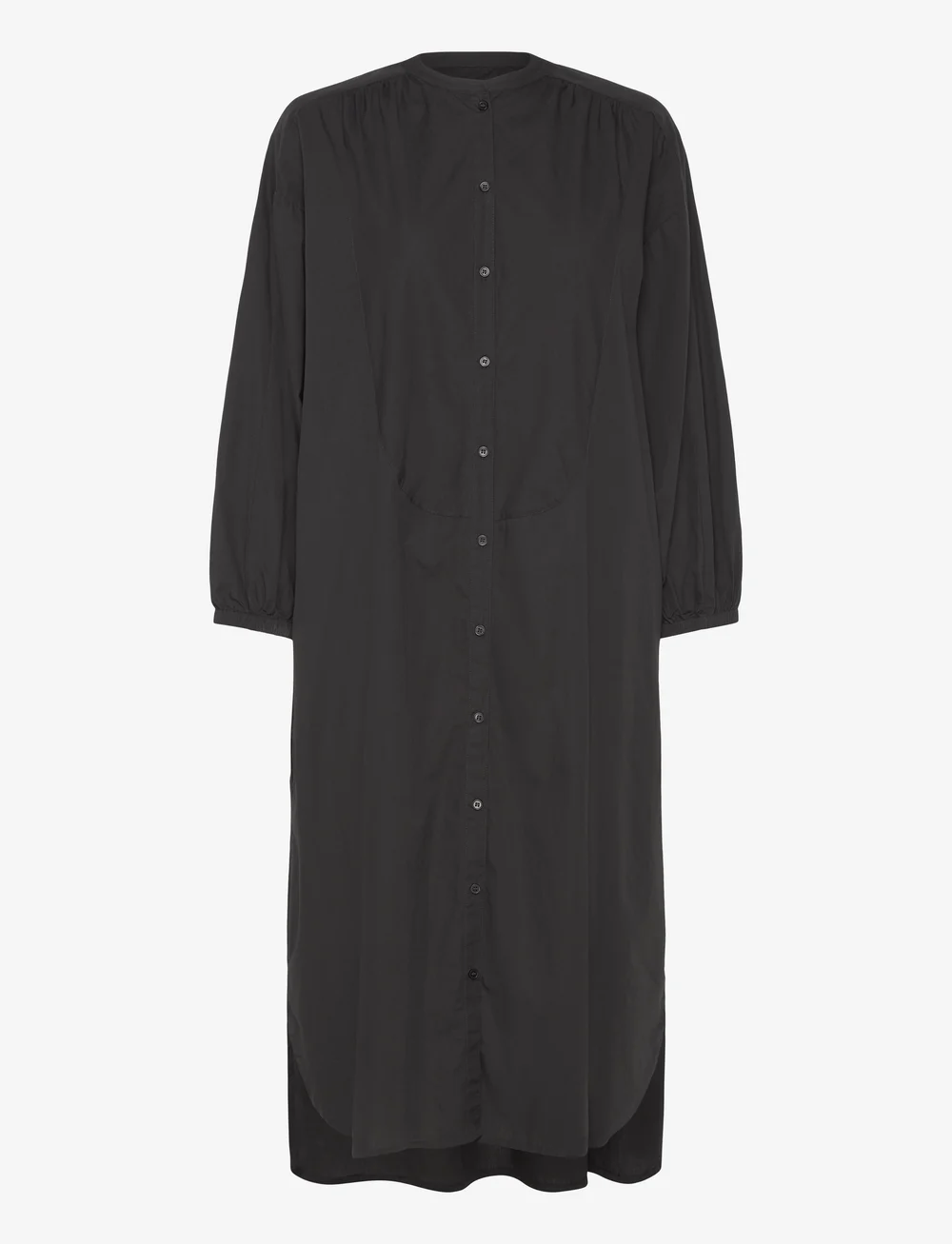 Moshi Moshi Mind - lauren shirtdress poplin - skjortekjoler - moonless night - 0