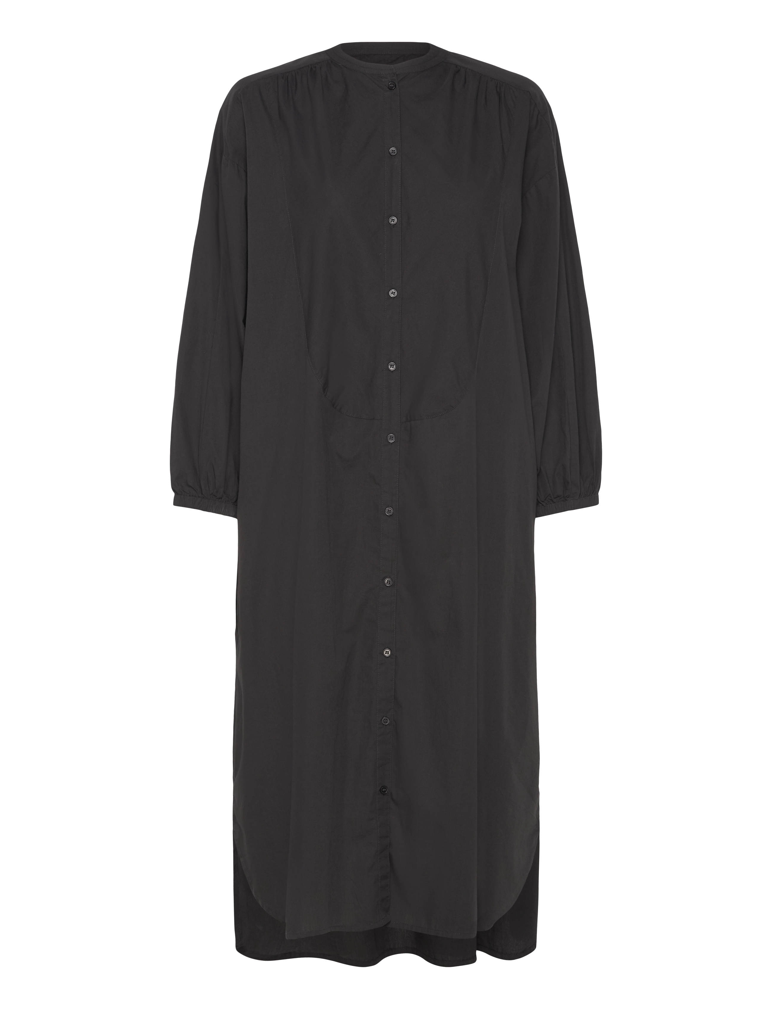 Moshi Moshi Mind lauren shirtdress poplin - Clothing - MOONLESS NIGHT / black