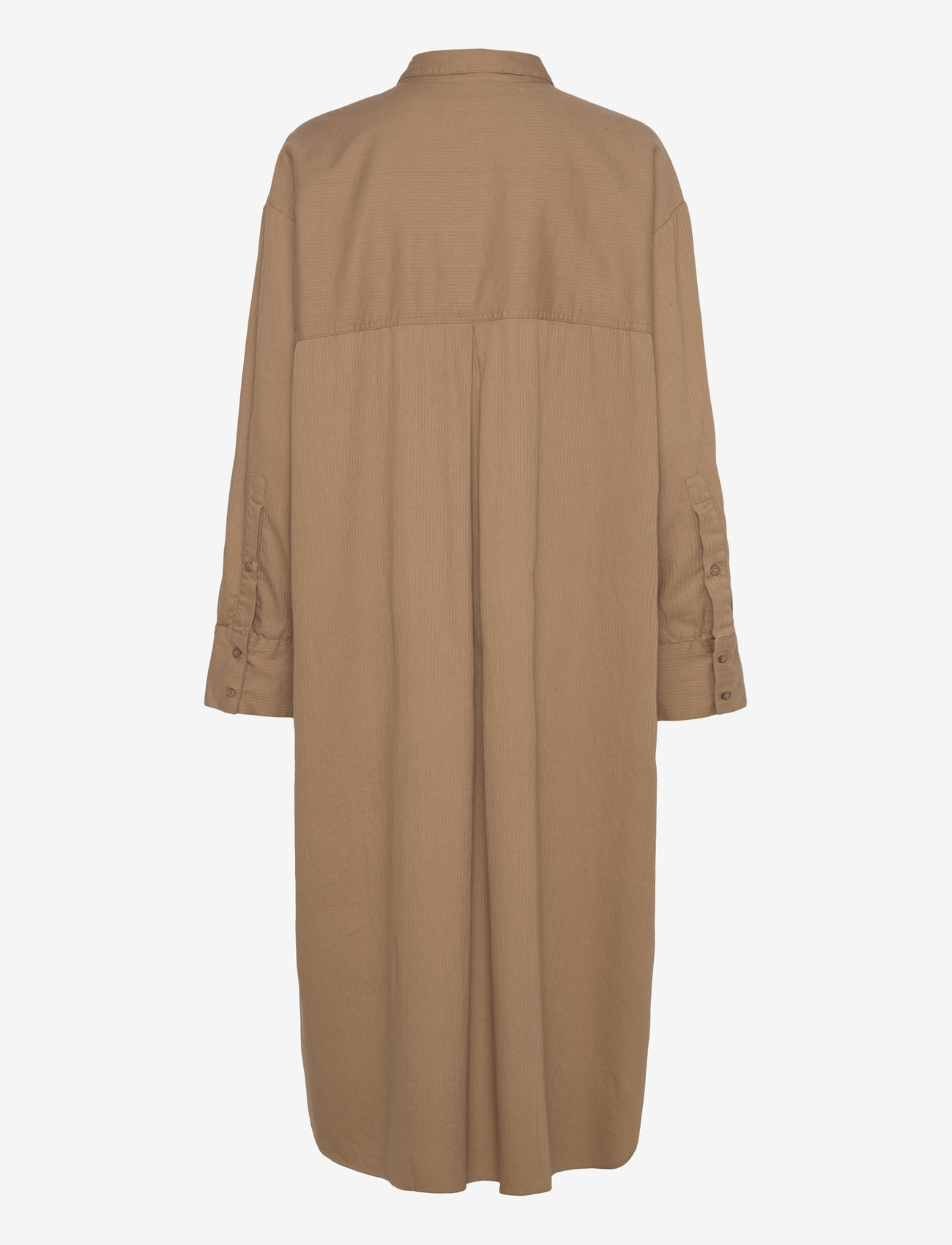 Moshi Moshi Mind - floret shirtdress twill - skjortekjoler - khaki brown - 1