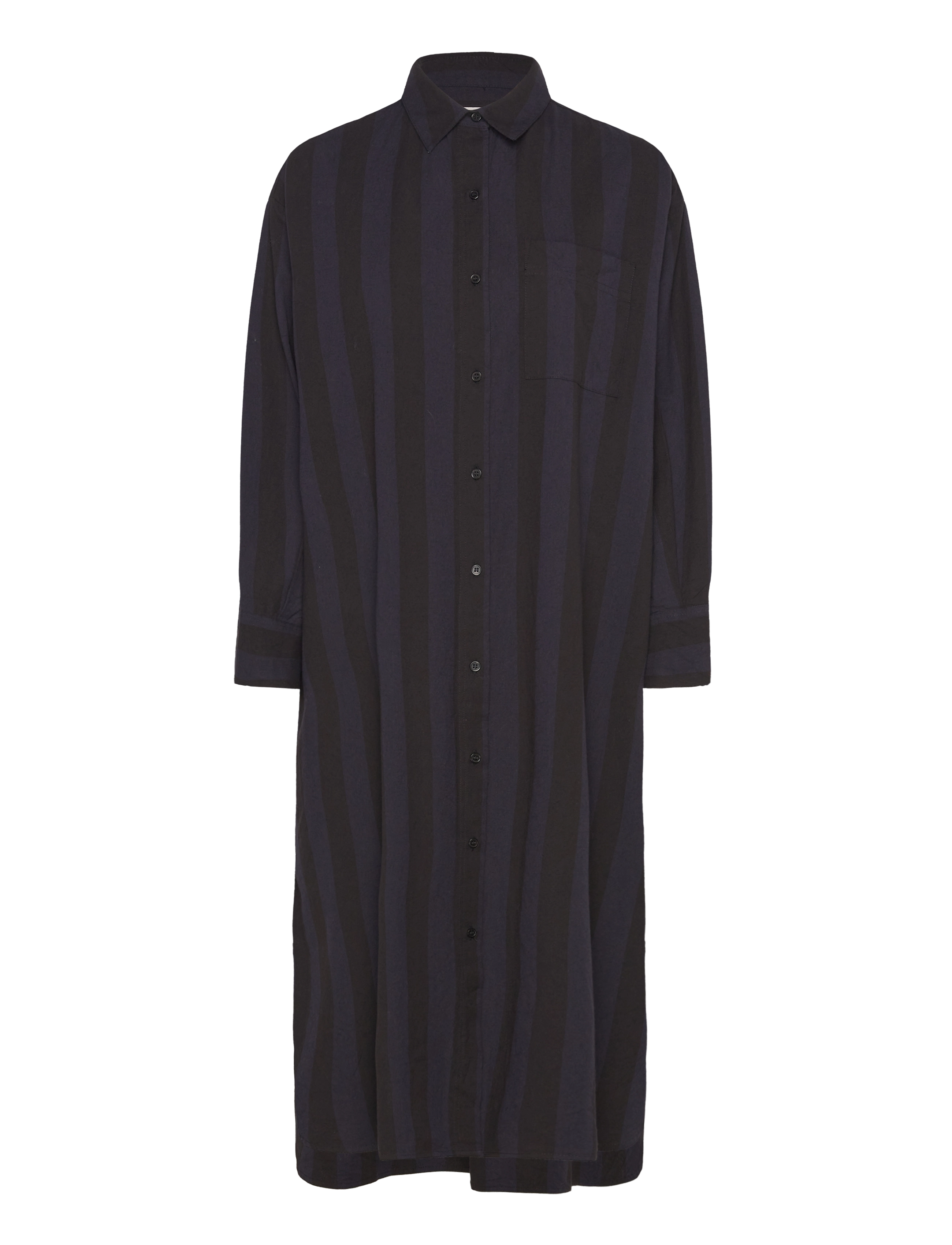 MOSHI MOSHI MIND Floret Shirtdress Stripe Schwarz - S - Damen
