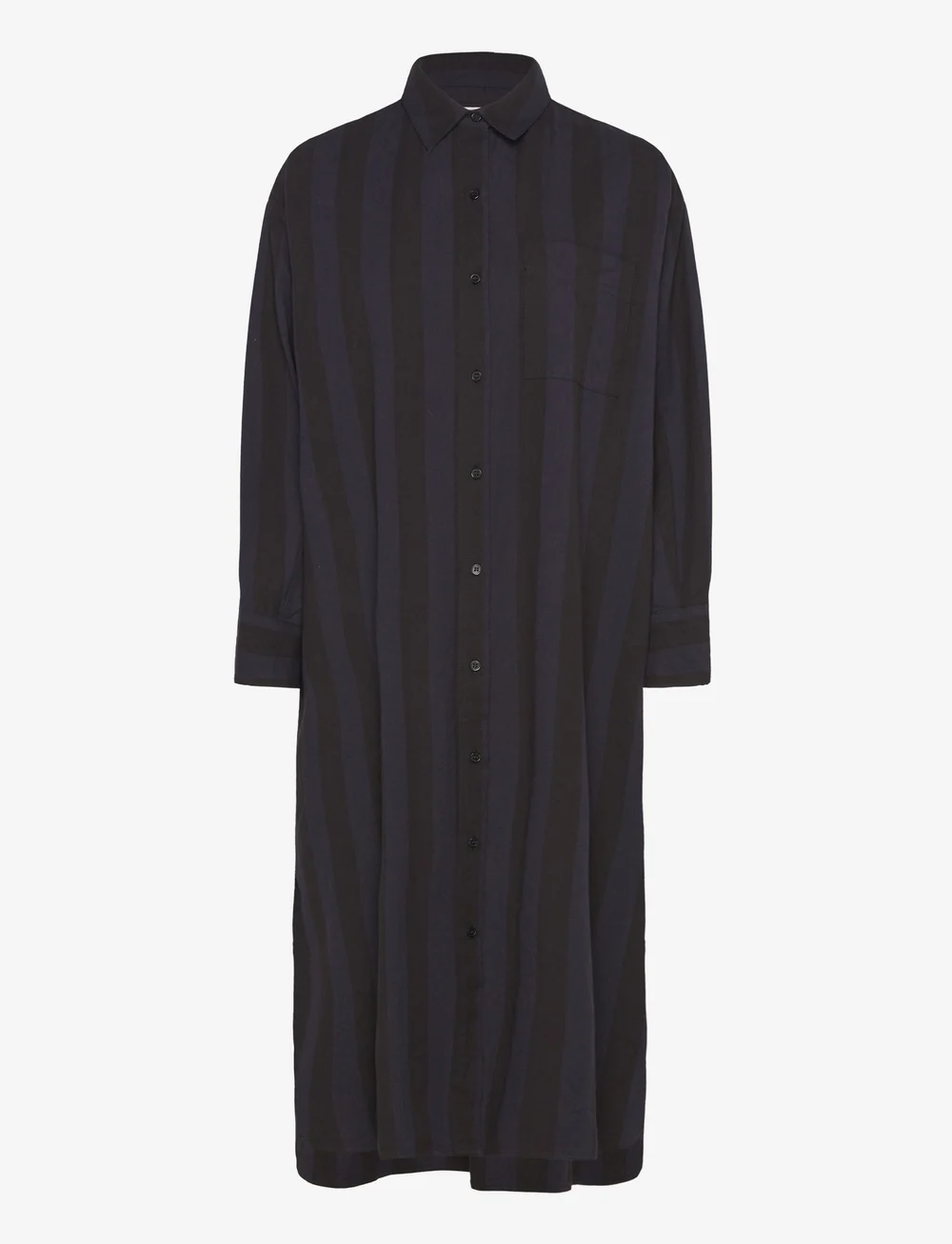 Moshi Moshi Mind - floret shirtdress stripe - särkkleidid - navy / black - 0