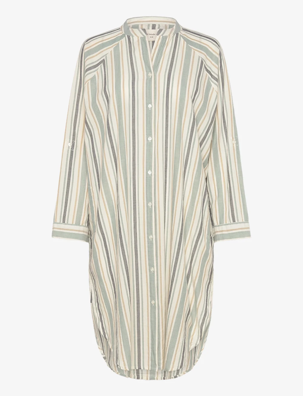 Moshi Moshi Mind - remain shirtdress stripe - skjortekjoler - ocean / moonless / twill - 0