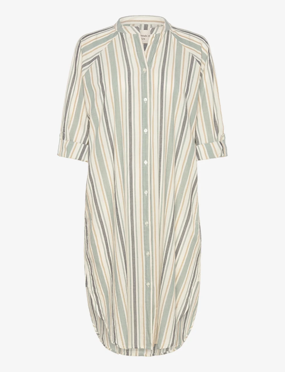 Moshi Moshi Mind - remain shirtdress stripe - skjortekjoler - ocean / moonless / twill - 2