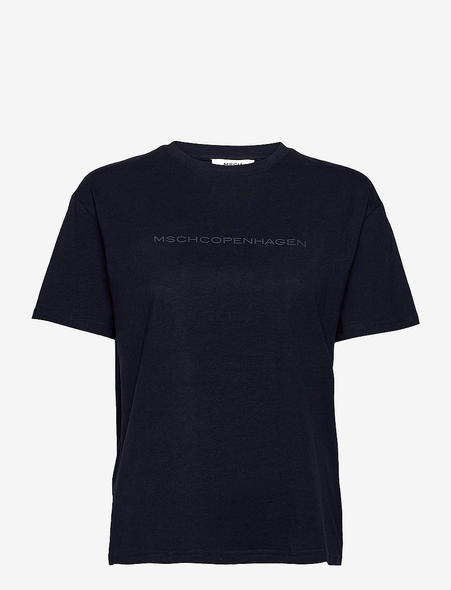 MSCH Copenhagen - Liv Organic Logo Tee - t-shirts - o space/o space - 0