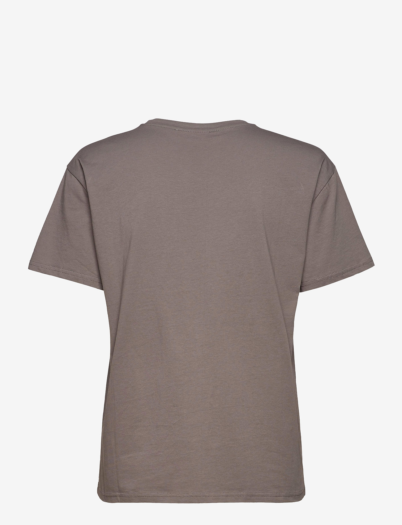 MSCH Copenhagen - Liv Organic Logo Tee - t-shirts - s gray/s gray - 1