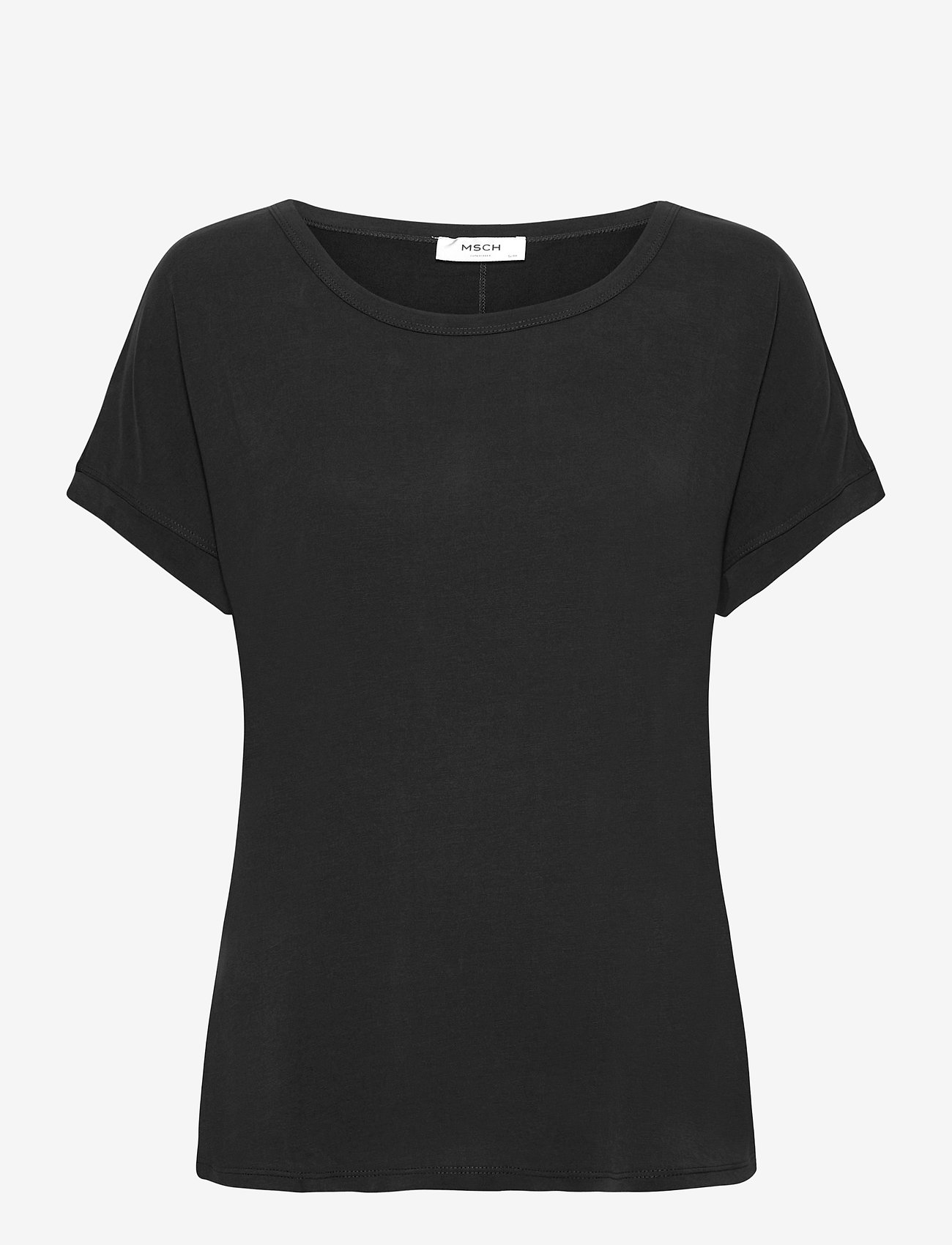 MSCH Copenhagen - MSCHFenya Modal Tee - t-shirts - black - 0