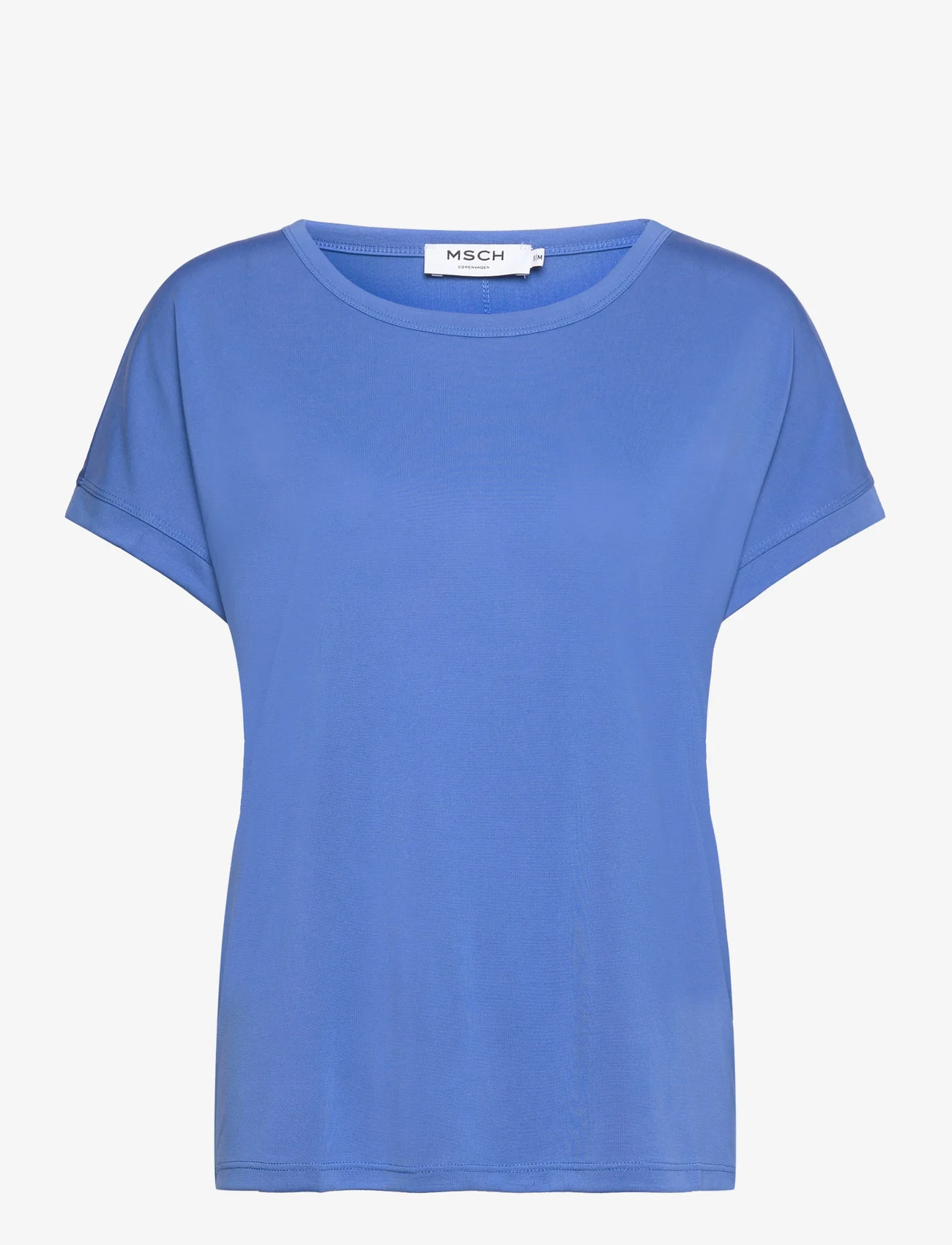 MSCH Copenhagen - Fenya Modal Tee - t-shirt & tops - palace blue - 0