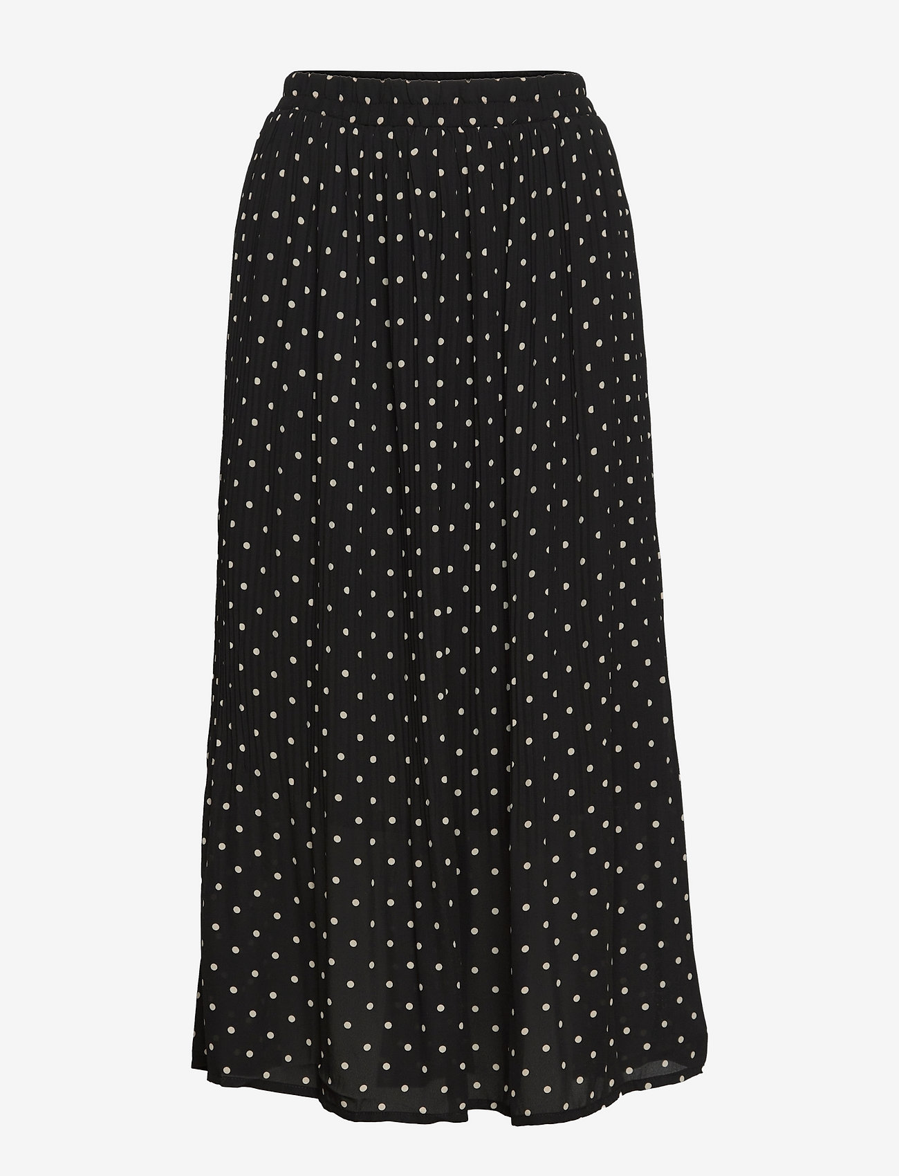 MOSS COPENHAGEN - Laurine Clover Skirt AOP - black dot - 0