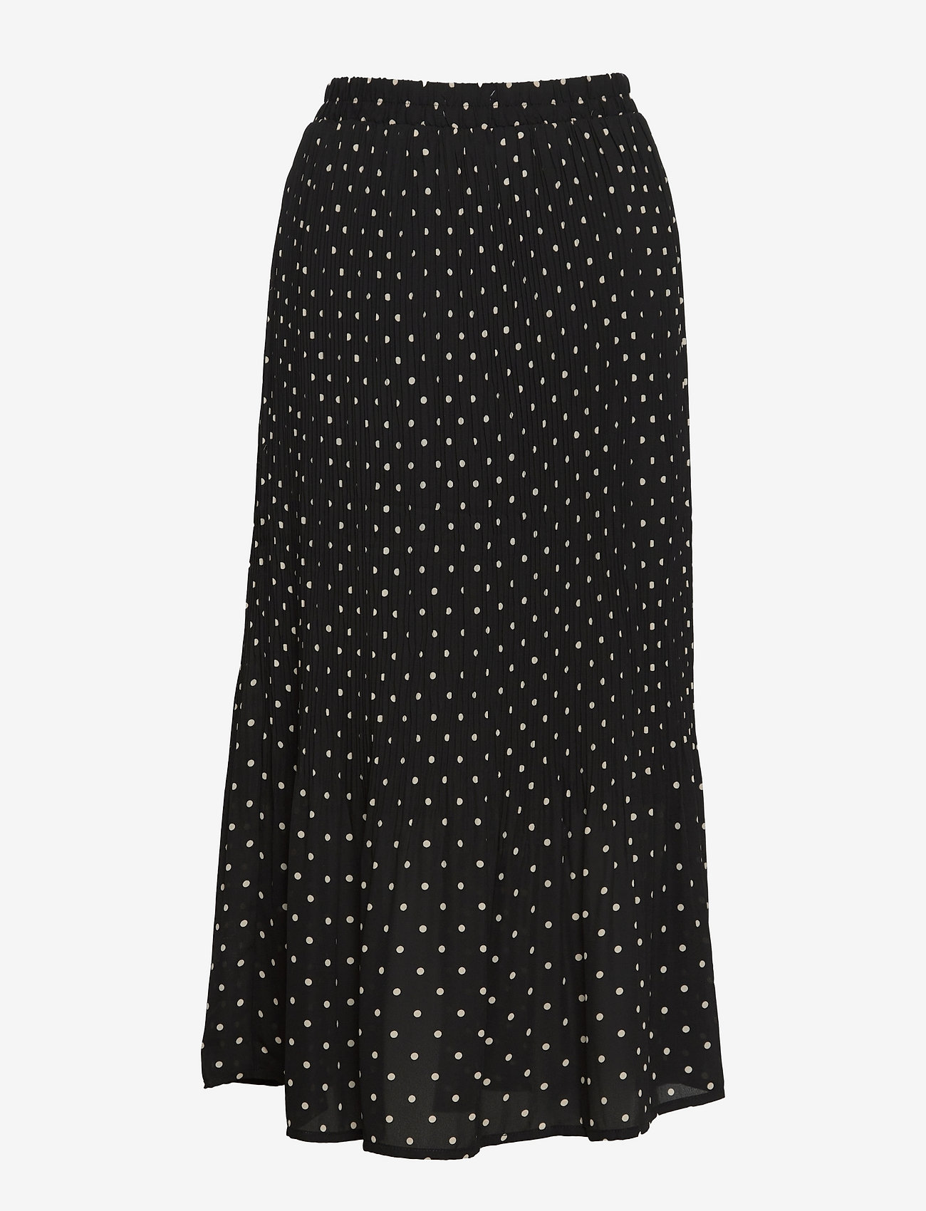 MOSS COPENHAGEN - Laurine Clover Skirt AOP - black dot - 1