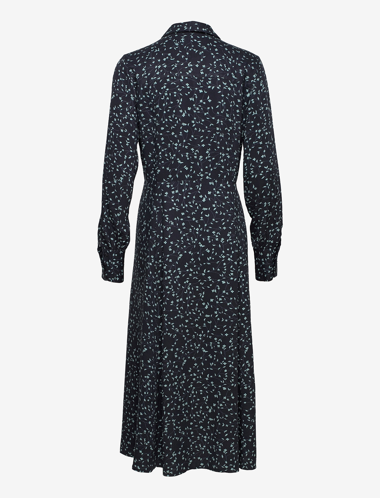 MOSS COPENHAGEN - Etha Raye LS Dress AOP - s cap flower - 1