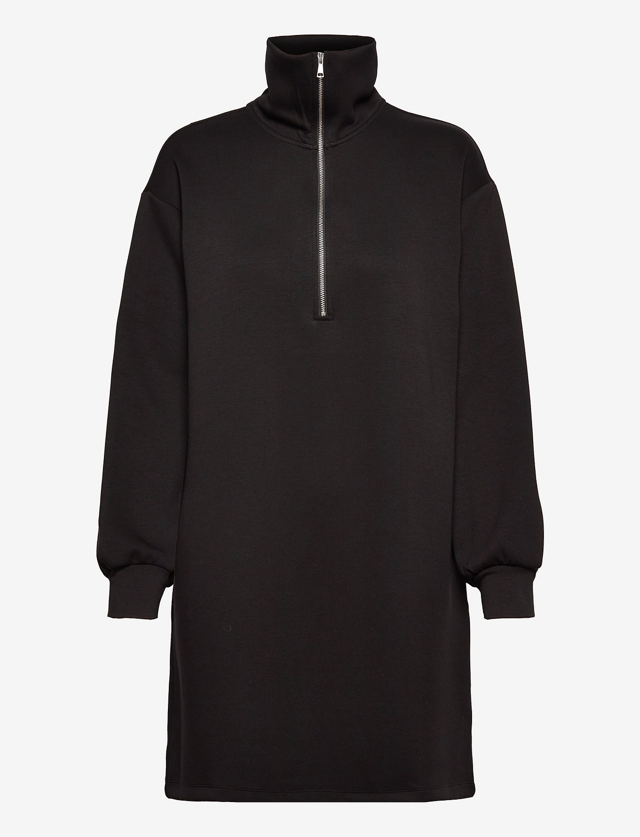 MOSS COPENHAGEN - Ima Q Zip Sweat Dress - black - 0