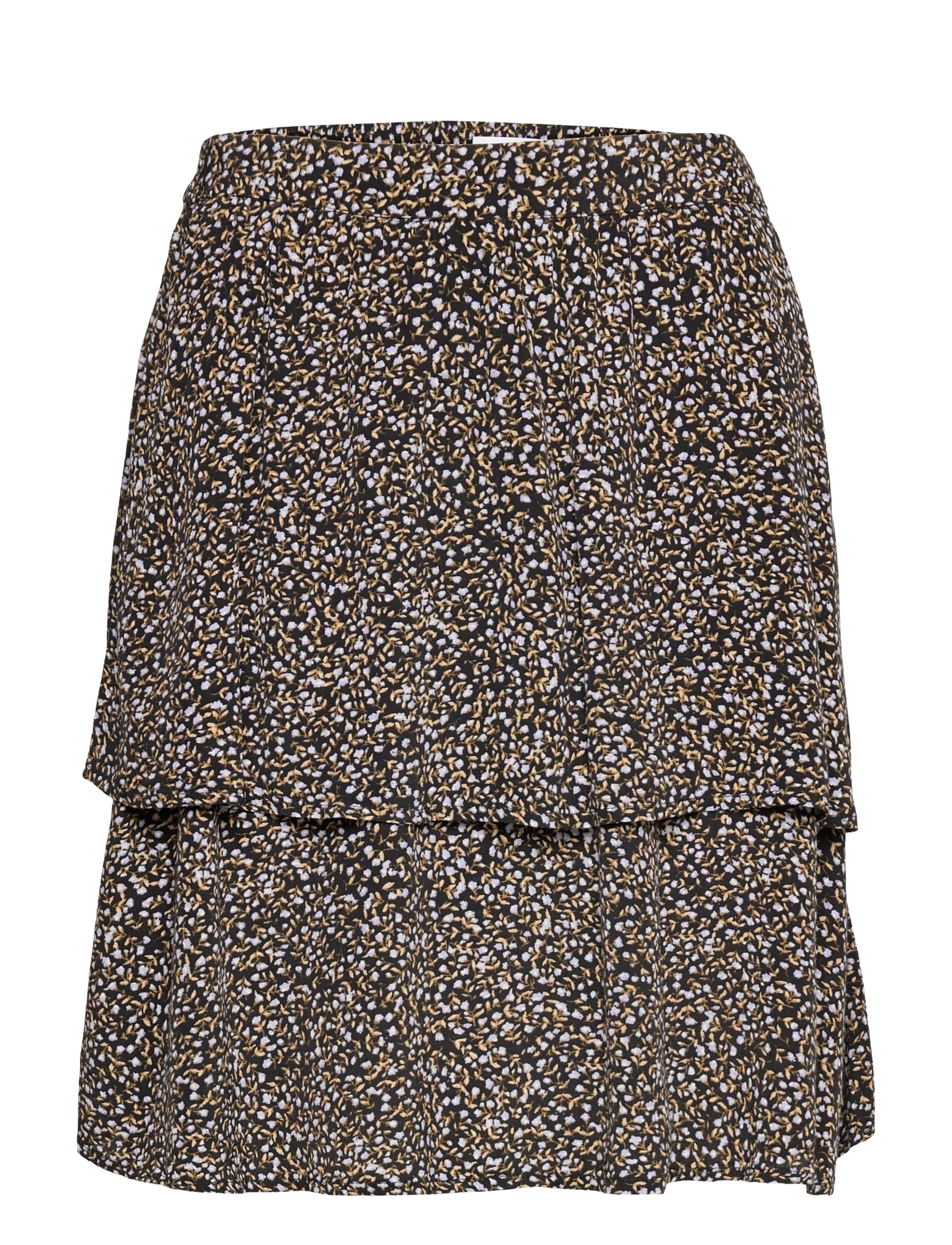 Callia Morocco Skirt AOP - BLACK FLOWER