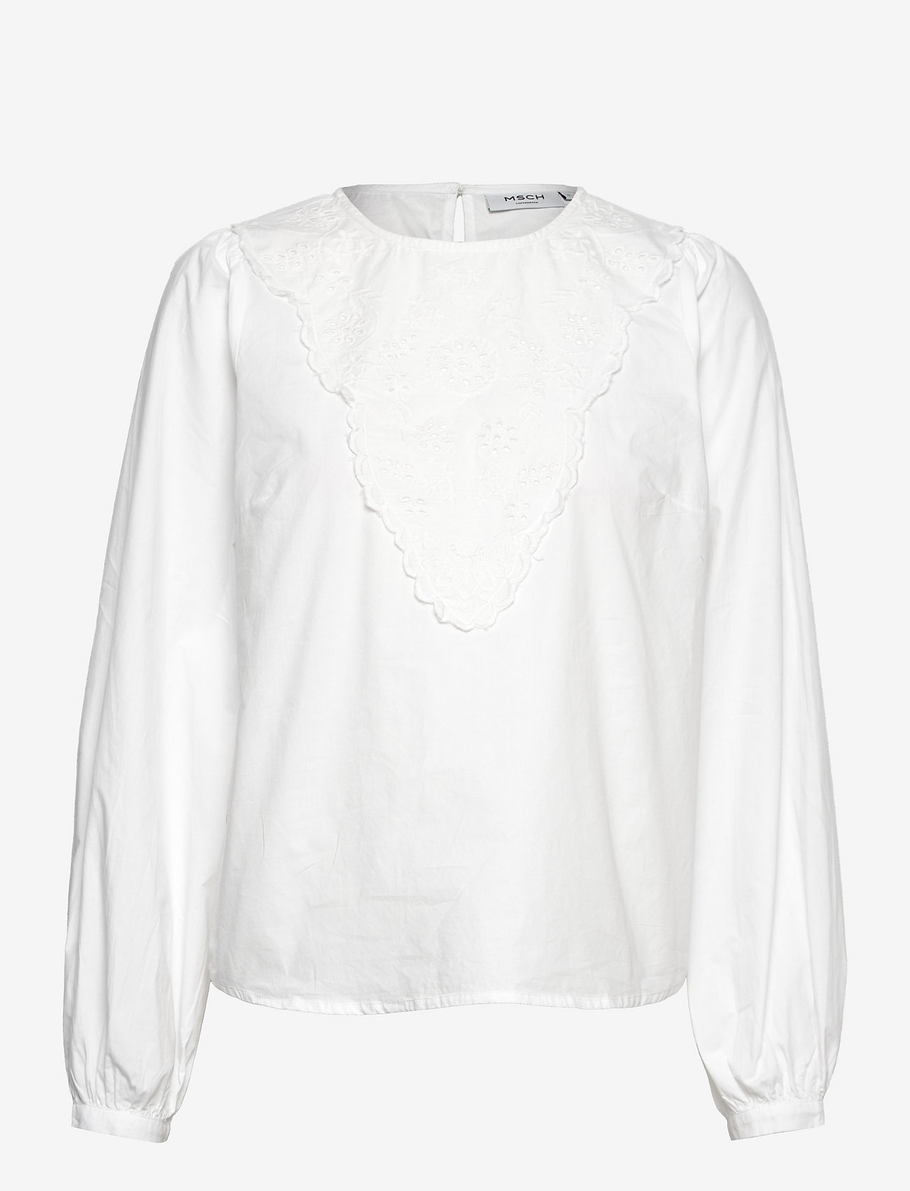 MOSS COPENHAGEN - Haddis LS Top - bright white - 0