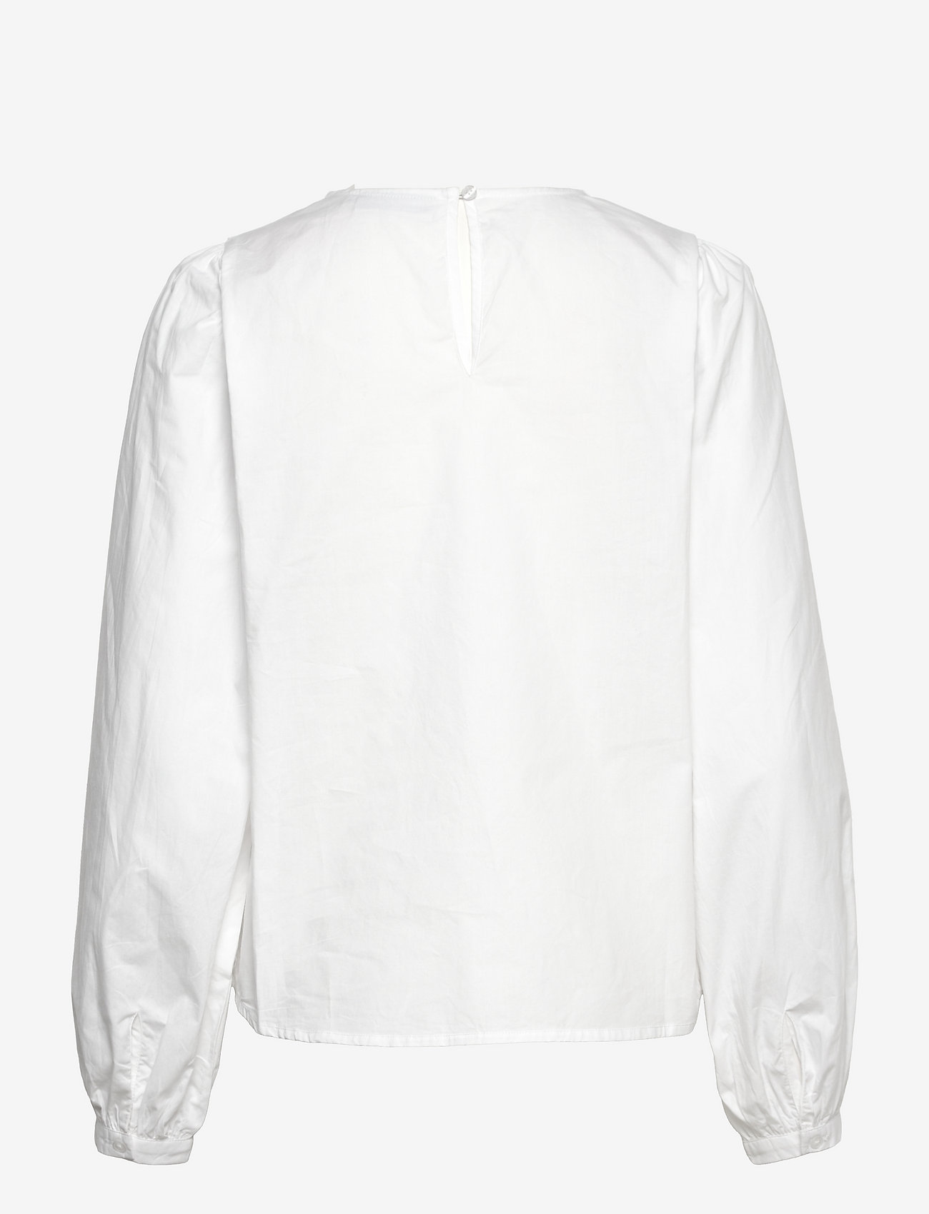 MOSS COPENHAGEN - Haddis LS Top - bright white - 1