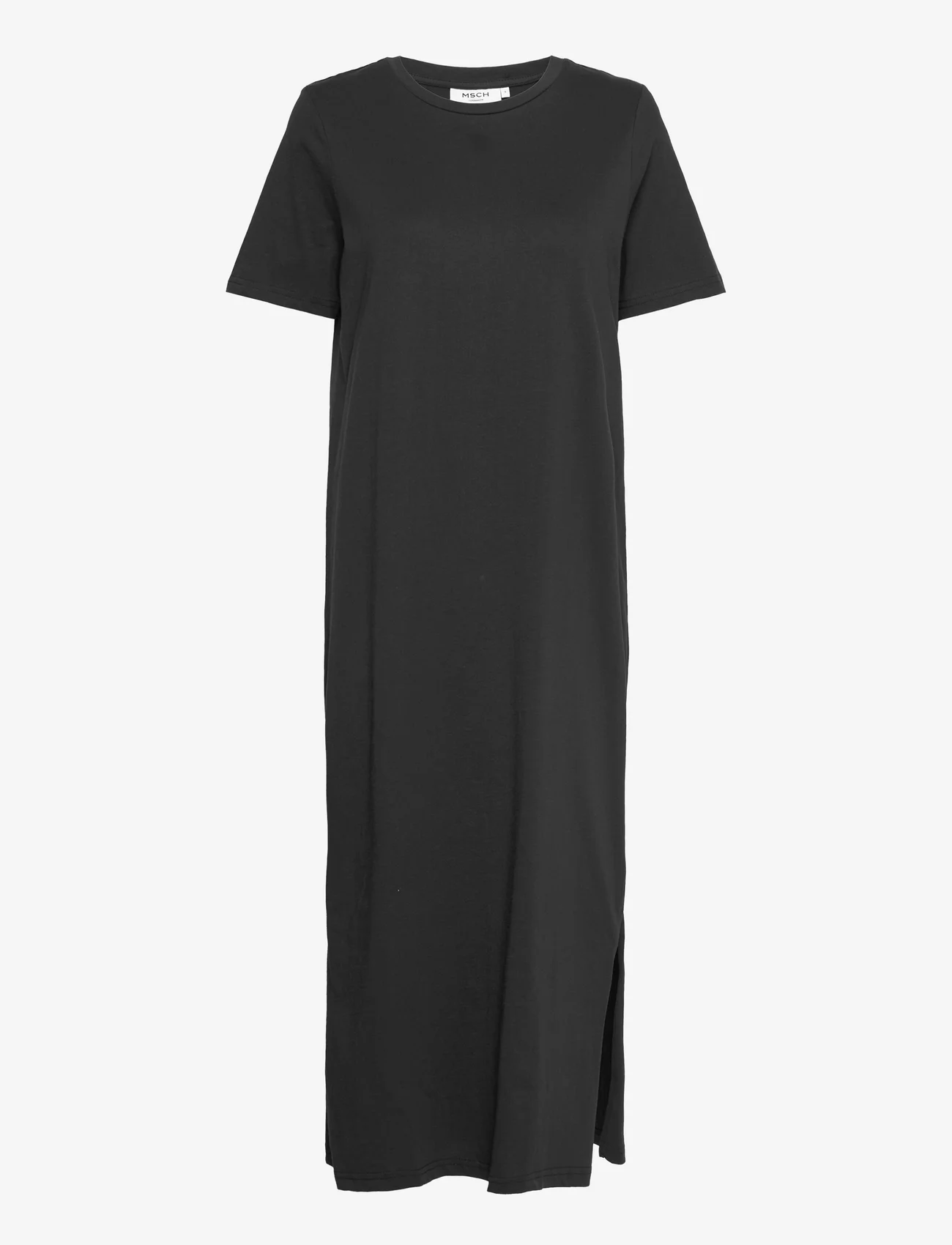 MSCH Copenhagen - Liv Organic SS Dress - maxi dresses - black - 0