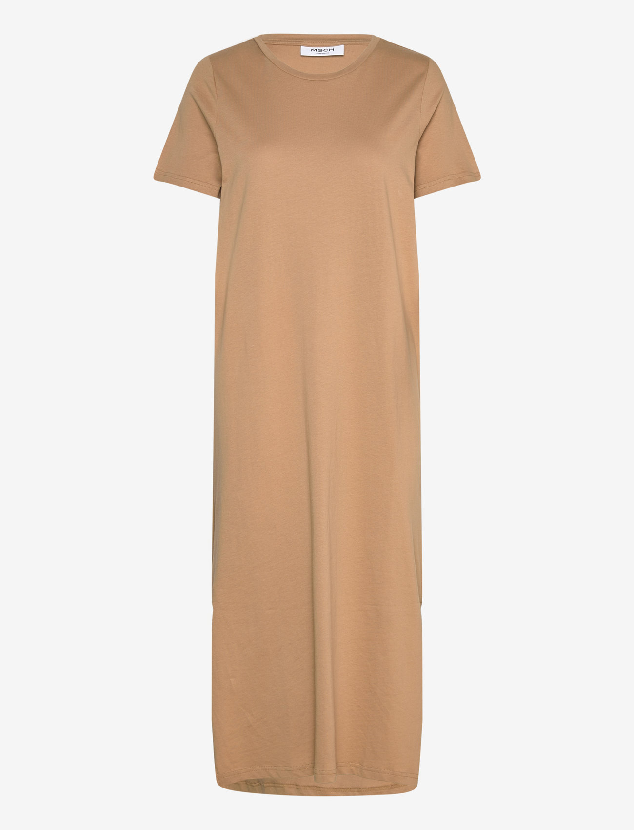 MSCH Copenhagen - MSCHLiv Organic SS Dress - t-shirtklänningar - cornstalk - 0