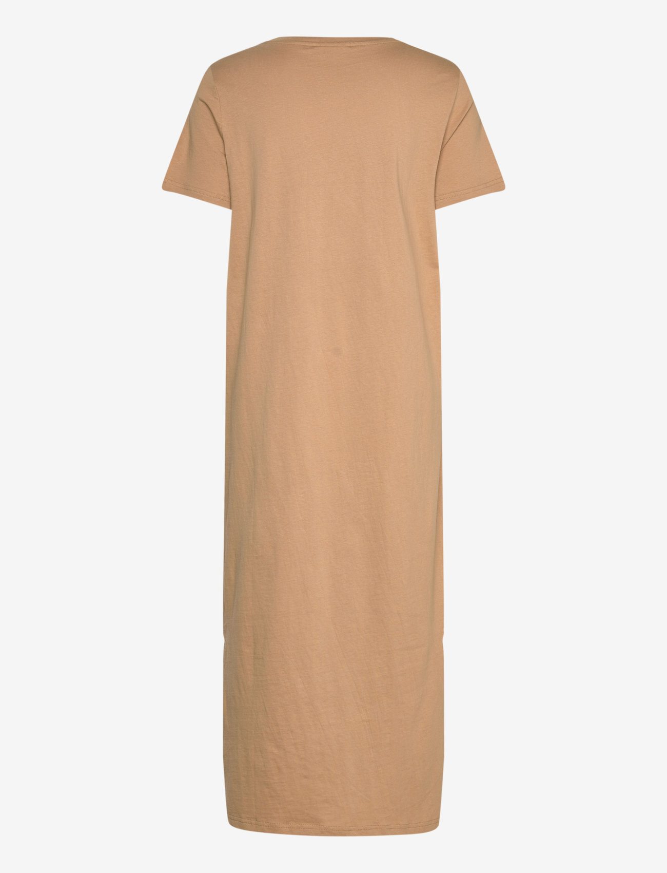 MSCH Copenhagen - MSCHLiv Organic SS Dress - t-shirtklänningar - cornstalk - 1