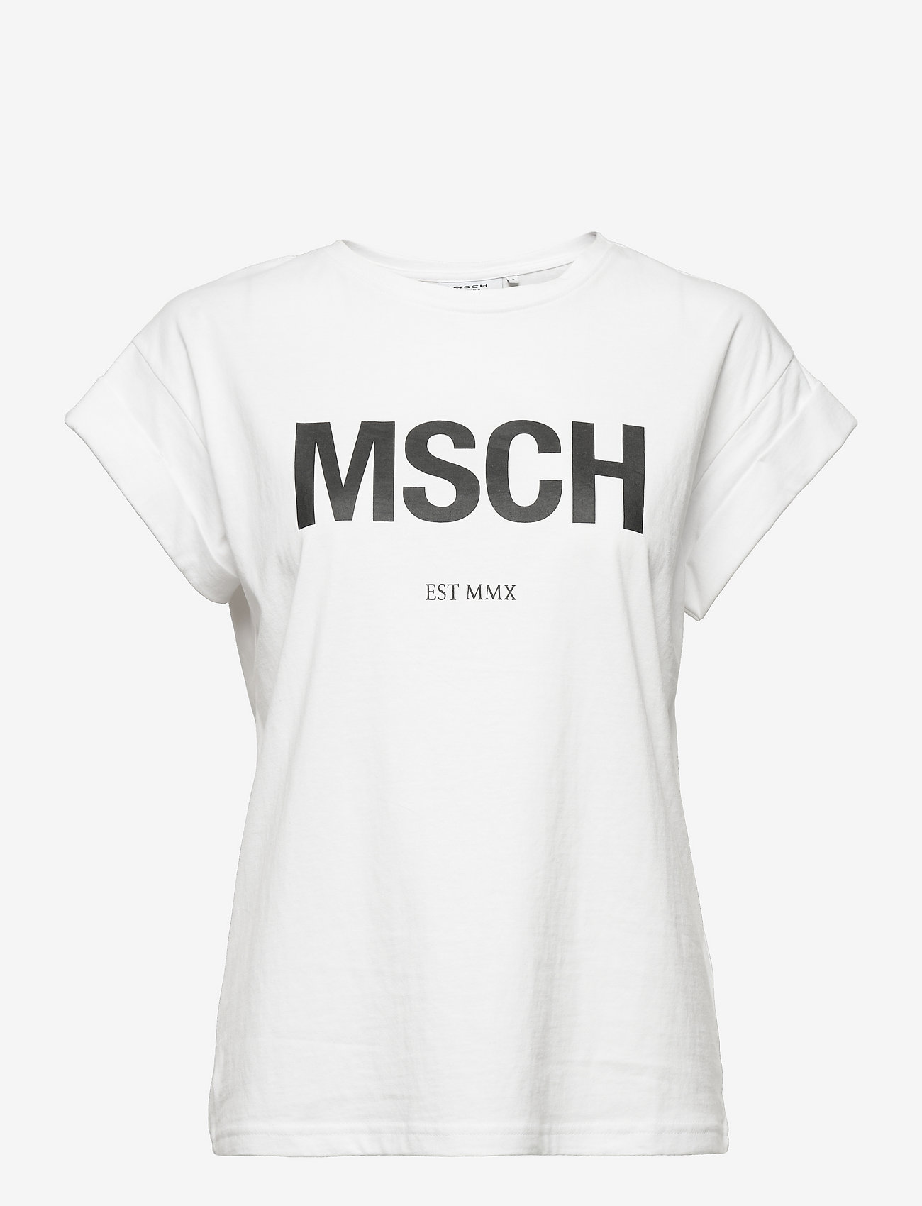 MSCH Copenhagen - Alva Organic MSCH STD Tee - white/black - 0