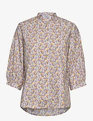 MSCH Copenhagen - Berin Haddis 3/4 Shirt AOP - pikkade varrukatega pluusid - egret flower - 0