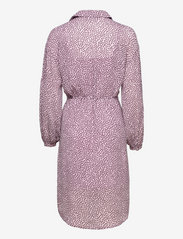 MSCH Copenhagen - Nathea Rikkelie LS Dress AOP - midi jurken - lavender f dot - 1