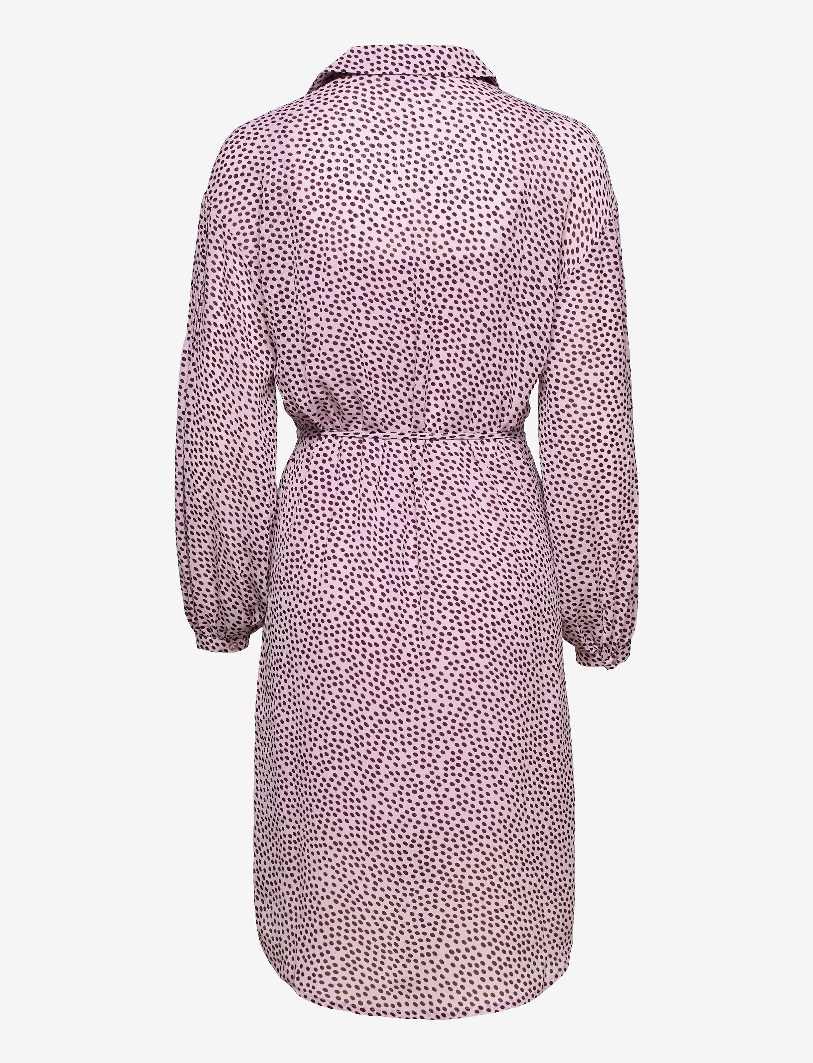 MSCH Copenhagen - Nathea Rikkelie LS Dress AOP - lavender f dot - 1