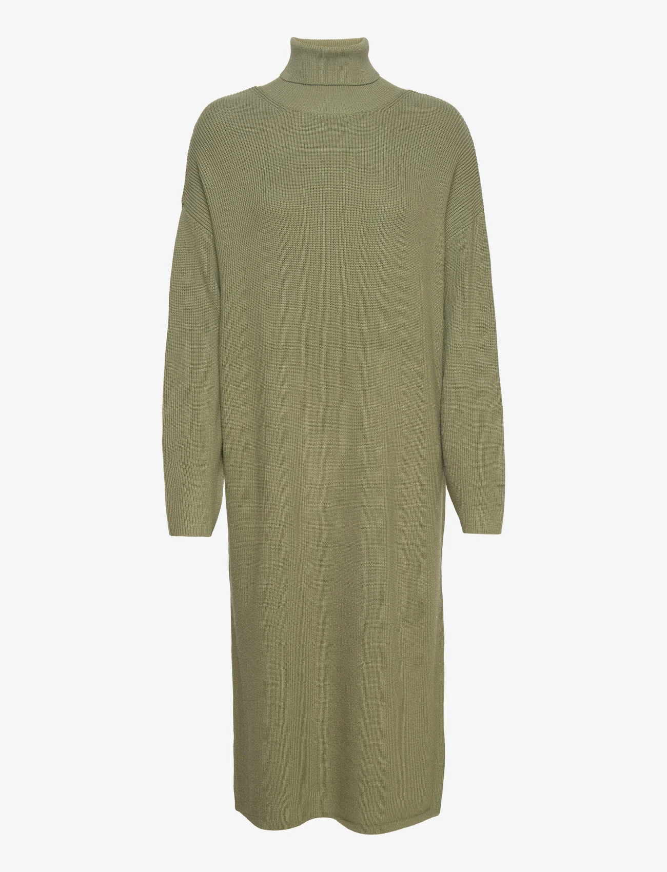 MSCH Copenhagen - MSCHMagnea Rachelle Rib Dress - strikkede kjoler - olivine - 0