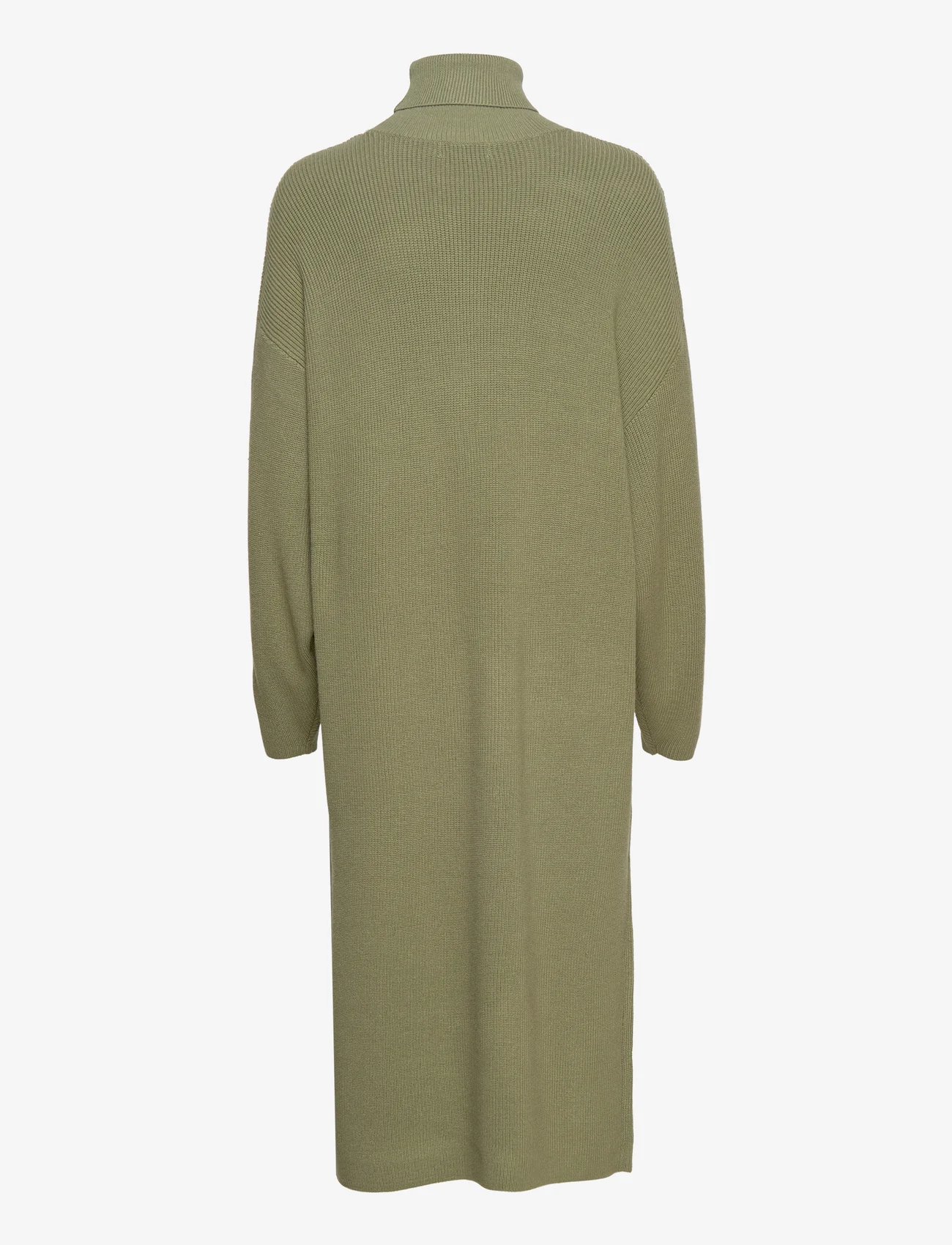 MSCH Copenhagen - MSCHMagnea Rachelle Rib Dress - strikkede kjoler - olivine - 1