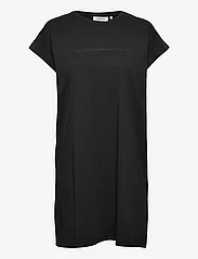 MSCH Copenhagen - Alvidera Organic Logo Dress - t-skjortekjoler - black beauty - 0