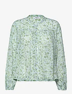 Jasia Rikkelie Shirt AOP - F GREEN FLOWER