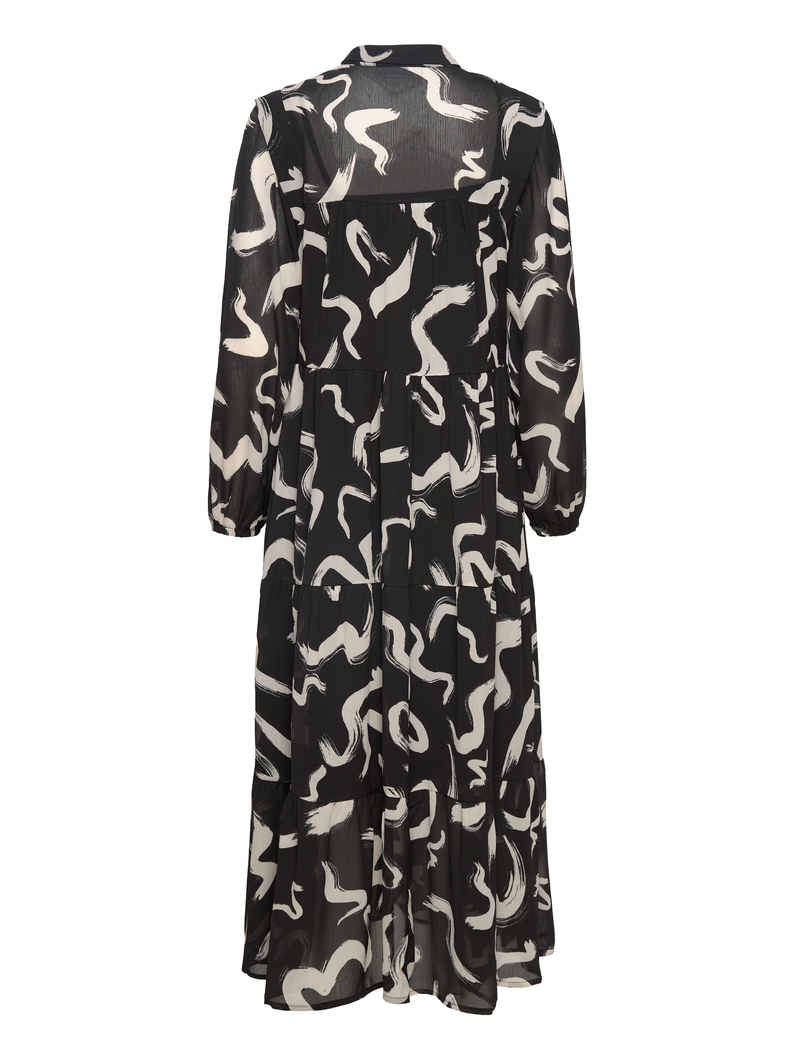 MSCH Copenhagen - MSCHKelsey Rikkelie Maxi Dress AOP - midi-kleider - birch stroke - 1