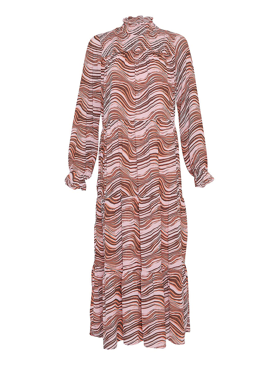 MSCH Copenhagen - MSCHPanthea Rikkelie Maxi Dress AOP - maxiklänningar - koi wave - 2