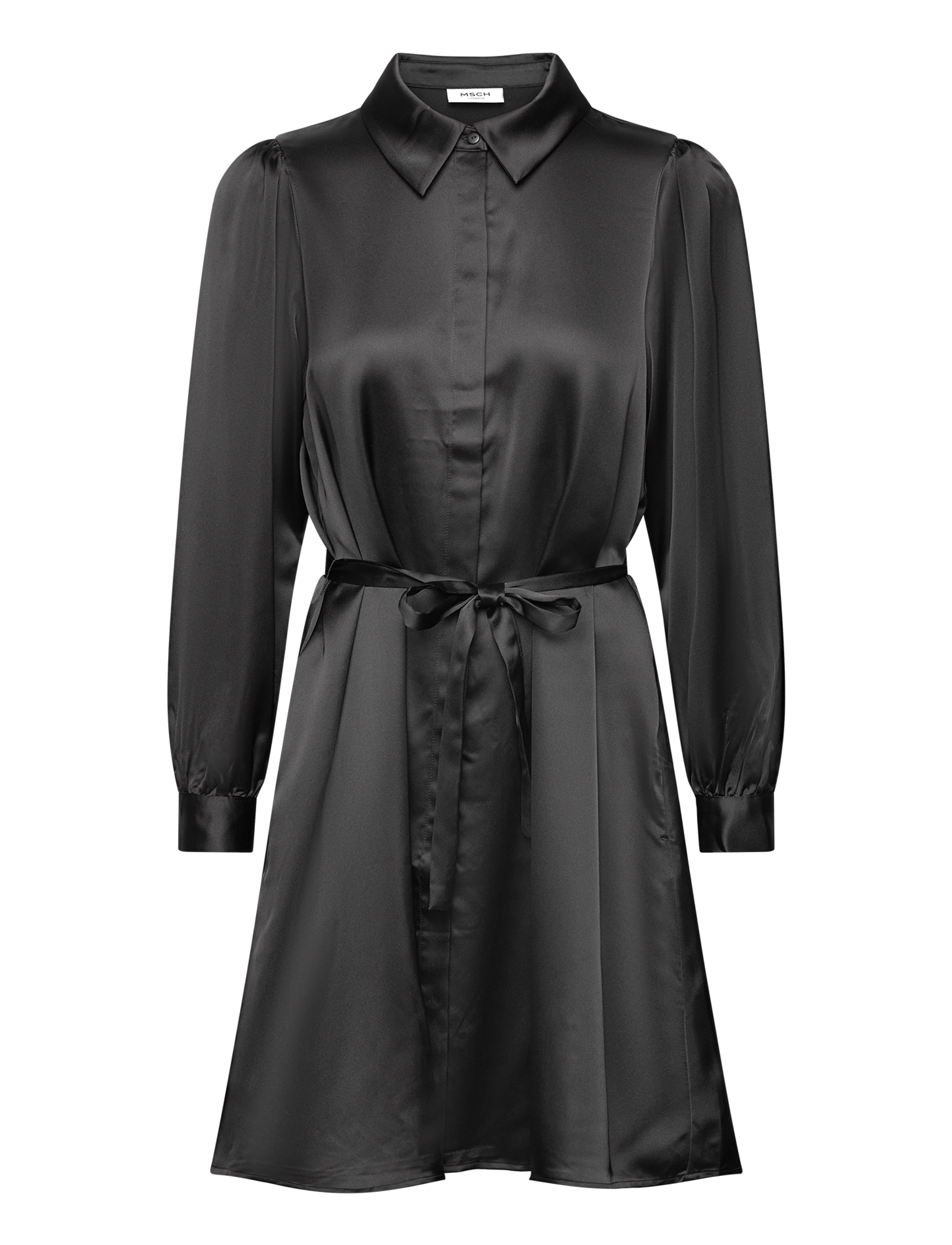 MSCH Copenhagen MSCHJeanita Shirt Dress - Kjoler - BLACK / black