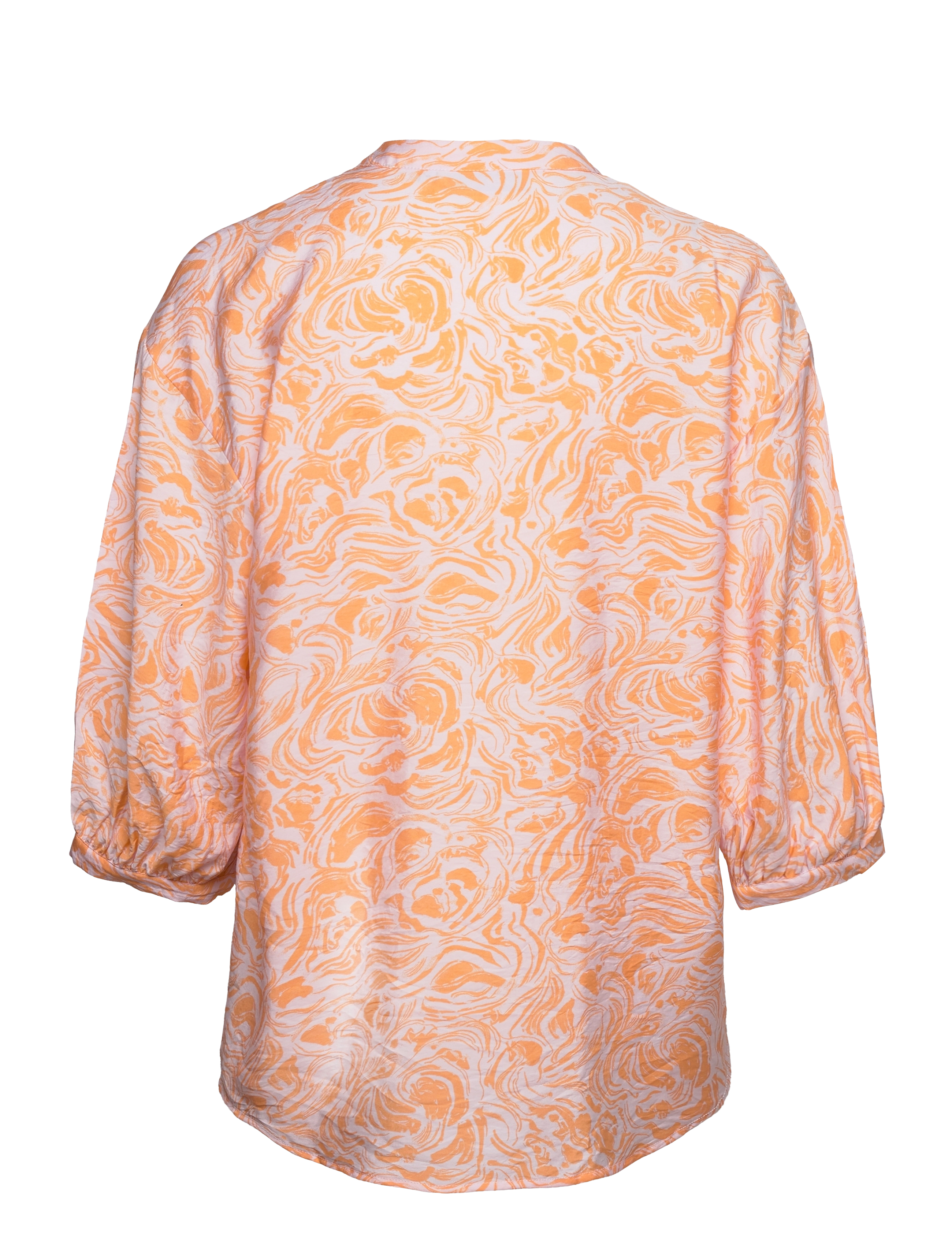 MSCH Copenhagen - MSCHSaralin Ladonna 3/4 Top AOP - m orange stroke - 1