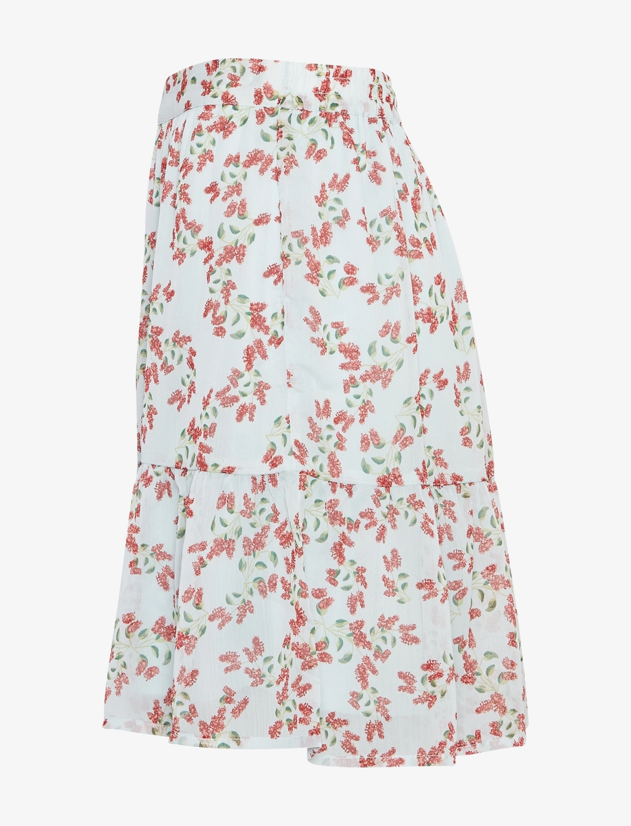 MSCH Copenhagen - MSCHSatina Skirt AOP - jupes courtes - pomegranate flw - 2