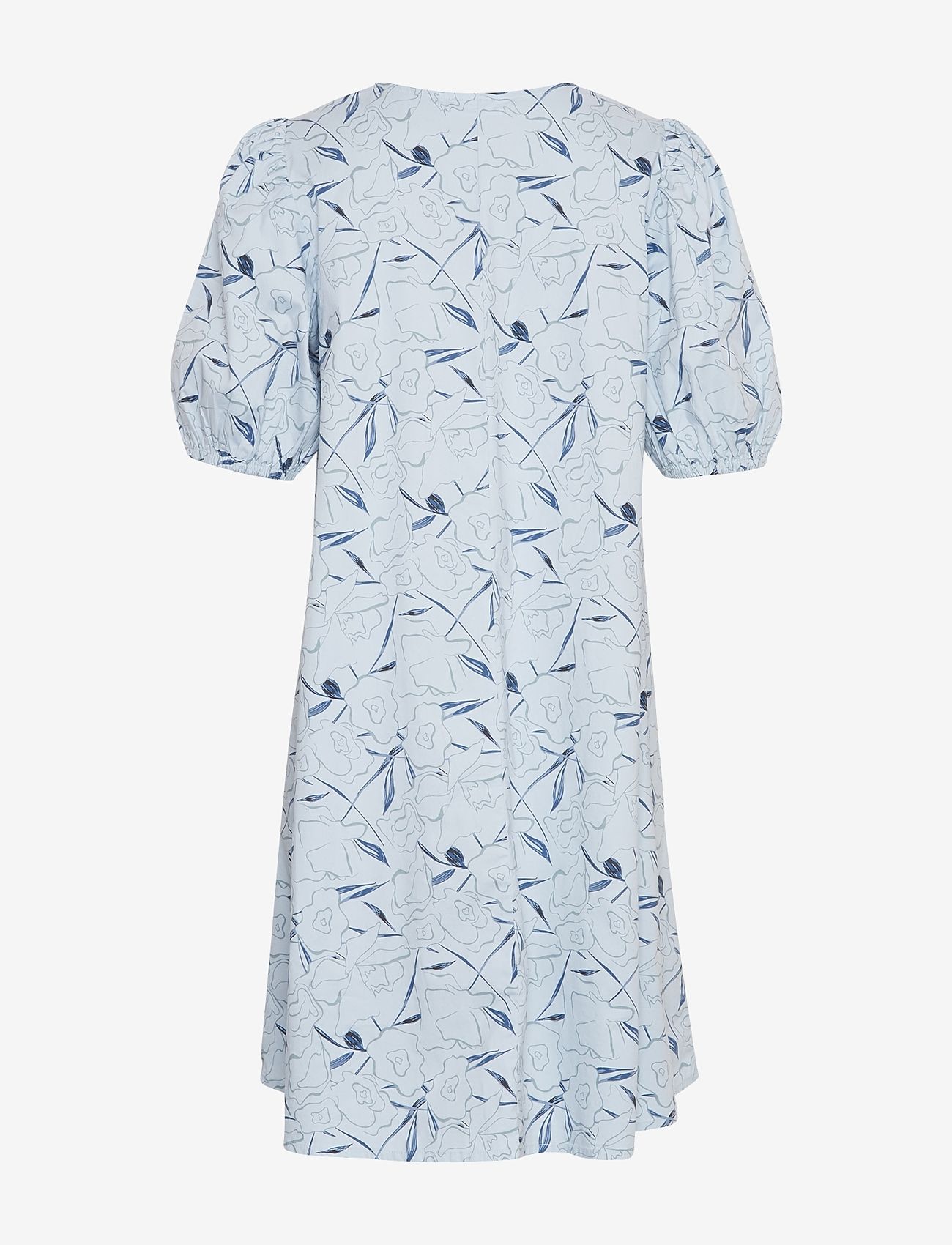 MSCH Copenhagen - MSCHParilla Cenilla 2/4 Dress AOP - sommarklänningar - s blue flower - 2