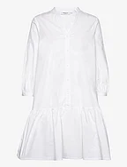 MSCHLynella Cenilla 3/4 Dress - BRIGHT WHITE