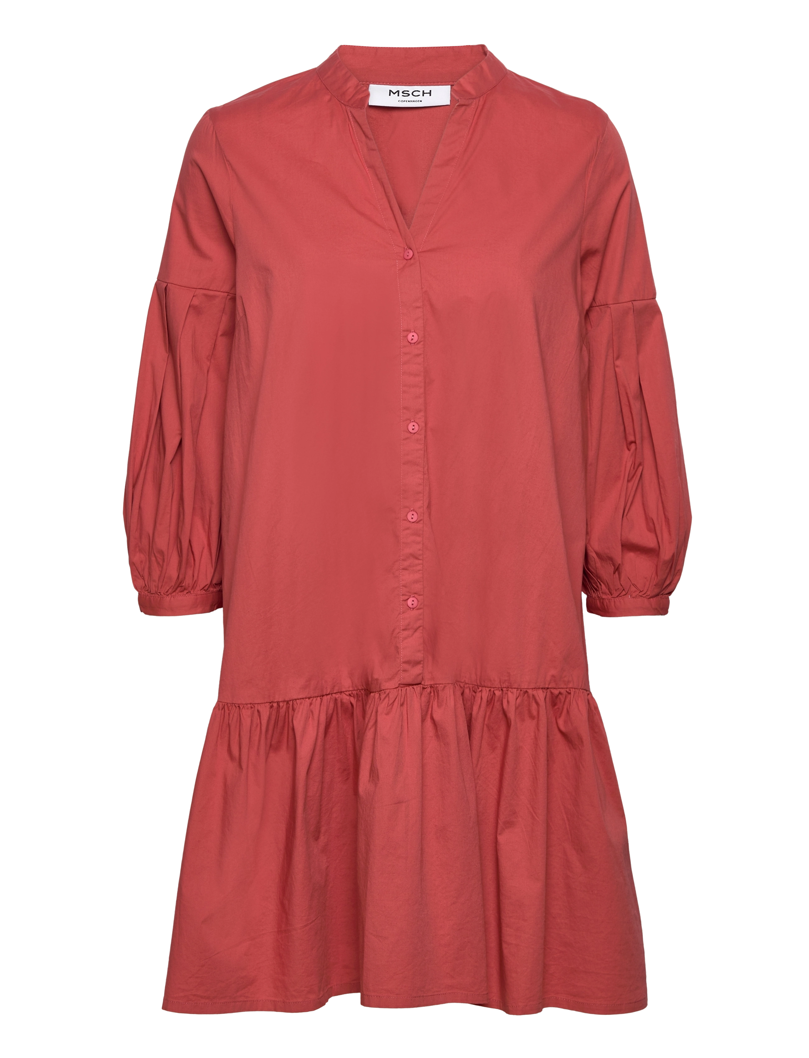MSCH COPENHAGEN Mschlynella Cenilla 3/4 Kleid Rot - XS - Damen