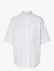 MSCH Copenhagen - MSCHLynella Cenilla 2/4 Shirt - kurzärmlige hemden - bright white - 0