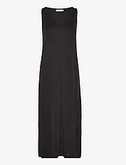 MSCH Copenhagen - MSCHLynette SL V Neck Dress - t-shirt dresses - black - 0