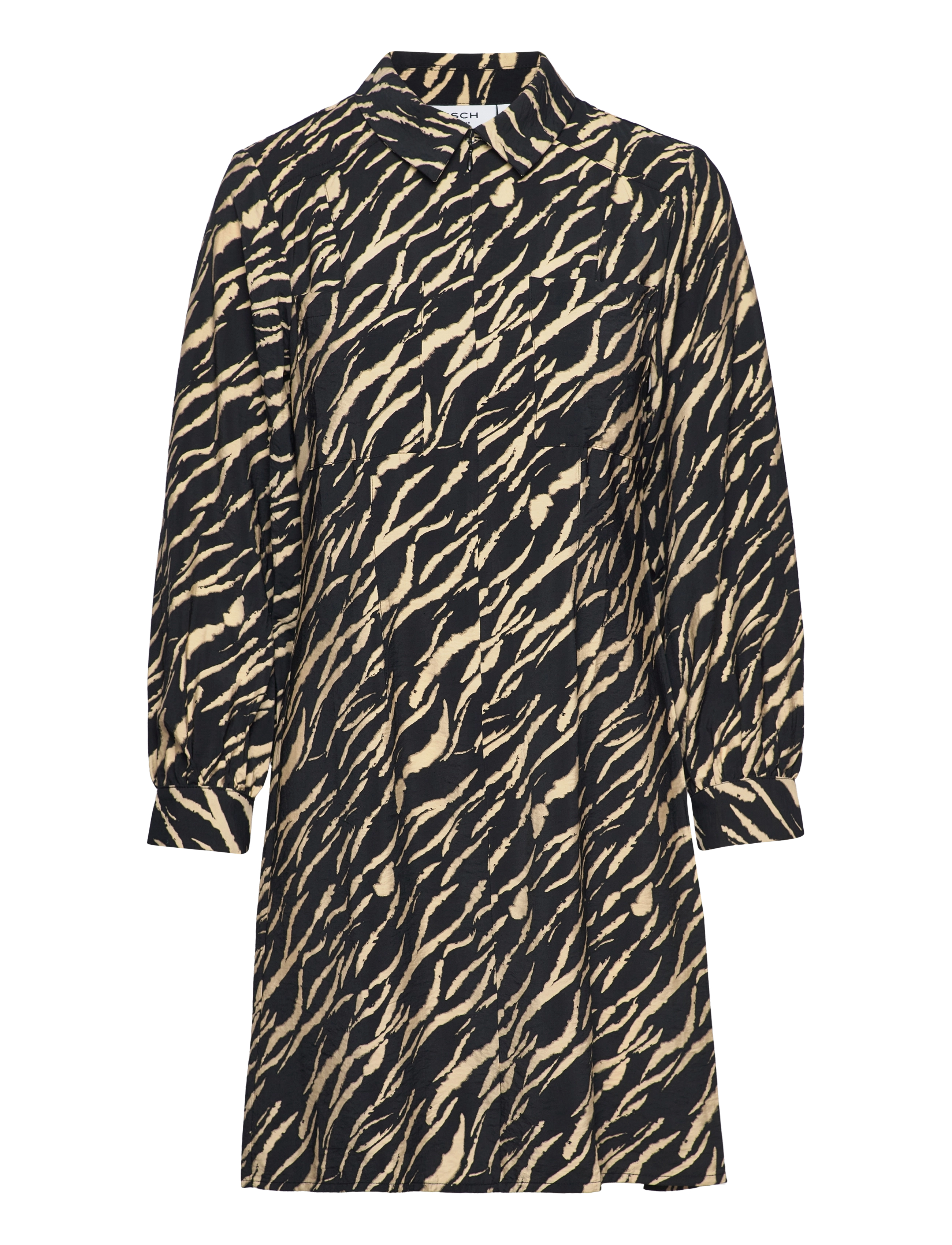 MSCH COPENHAGEN Mschjanaya Benina Kleid Aop Schwarz - M - Damen