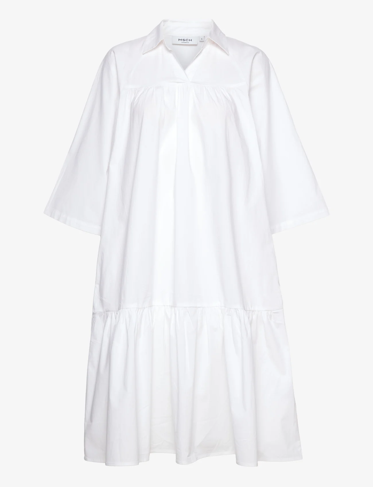 MSCH Copenhagen - MSCHDanaya Cenilla 3/4 Dress - bright white - 0