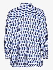 MSCH Copenhagen - MSCHMaretha Taila Top AOP - langärmlige hemden - sterling blue d - 1